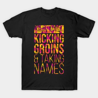 Krav Maga Kicking Groins T-Shirt